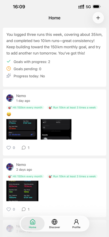 AimiRun app screenshot 1