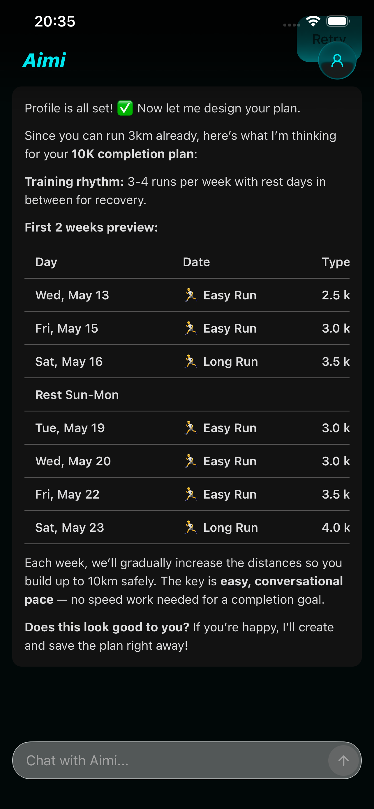 AimiRun app screenshot 9